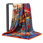 Vogue Foulard Satiin Square Siidist Sallid Kvaliteetsed 1tk 90*90cm Sallid Elegantsed Populaarsed Naiste 90-90cm