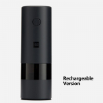 Xiaomi Huohou elektriline automaatne paprika- ja soolaveski LED-valgus 5 režiimiga pipra-v&uuml;rtsi ja portselanist jahvatamise s&uuml;damikuga veski k&ouml;&ouml;k Rechargeable Model