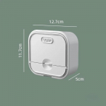 1 tk Double Creative Drain Soap Hoiukast Multifunktsionaalne majapidamispesu seebikarp Aukudeta seinale kinnitatav sahtli seebialus roheline