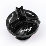 For YAMAHA FZ1 FAZER FZ-1 2006-2015 2008 2009 Mootorratta esipidurivedeliku paagi korgi ja mootori t&auml;iteava korgi kaitse Oil filler cap black