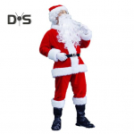 1 komplekti j&otilde;ulukost&uuml;&uuml;m sisaldab &uuml;lap&uuml;kse, m&uuml;tsirihma ja habet J&otilde;uluvana cosplay etendus, draama lava, ooperietendused, fotograafia riietus