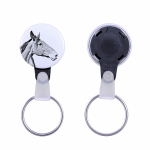 Australian Stock Horse - unique keychain with a horse picture, handmade product, light and handy pendant from Art-Dog brand