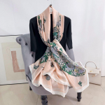 Uus Four Seasons saadaval Uus siid, suur &otilde;huke v&auml;limine kaelakaitse sall p&auml;ikesekaitsekreem, soe rannar&auml;tik naistele 180*90cm