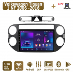 Android Carplay Autoraadio Volkswagen Tiguan 1 NF 2006 -2016 jaoks Multimeediapleieri Peaseade Stereo GPS-navigatsioon BT WIFI 4+64GB 1+16GB,B
