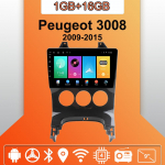 Android Carplay Auto Raadio Peugeot 3008 2009-2015 jaoks Multimeediam&auml;ngija Peaseade Stereo GPS Navigatsioon BT WIFI 2+32GB 1+16GB,B