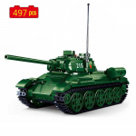 S&otilde;jaline seeria II maailmas&otilde;ja N&otilde;ukogude T-34/85 keskmine tank s&otilde;dur relvatarvikud DIY mudel ehitusklotsid klotsid m&auml;nguasjad kingitused