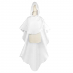 T&auml;iskasvanute pika kapuutsiga neem naha l&auml;hedal T&auml;iuslik n&auml;htamatuse mantel Halloweeni kokteilipeokost&uuml;&uuml;mid S kohv