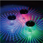 5000LM Basseini Ujuv Valgusti P&auml;ikeseenergia Purskkaevu Basseinilamp Akvaariumi Tiik Sukeldatav Basseini Valgusti Allvee LED Tuled Small 10cm-RGB-2PCS