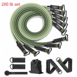 11-osaline multifunktsionaalne vastupidavusrihmade komplekt Professionaalne Fitness elastne kummist treeninglaiend Kaasaskantavad koduj&otilde;usaali aksessuaarid