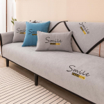 Diivanipadi r&auml;tikute katted elutuppa Smile Letters Tikand 1/2/3/4-kohaline diivani kate Slipcover &Scaron;enill diivanikatted 50x70cm 1pcs
