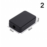 55 * 35 * 15 mm v&auml;ike plastist elektrooniline projektikarp Abs traadi &uuml;henduskarp Black
