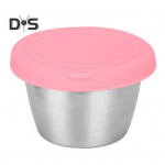 1 komplekt 6 stiilis maitseainetops Virnastatav universaalne universaalne roog sojakastme kastmistops roosa