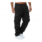 Meeste kevadised s&uuml;gisp&uuml;ksid mitme taskuga elastse v&ouml;&ouml;koha sirge s&auml;&auml;rega M khaki