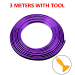 Autode t&uuml;hikute t&auml;iteained Autode kaunistus painduvad ribad 3/5M kaunistusriba armatuurlaud Autode kujundamise tarvikud Interj&ouml;&ouml;r isetegemine