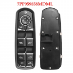 7PP959858AEDML 7PP959858RDML 7PP959858MDML eesmise vasaku elektriakna l&uuml;liti nupp Porsche Cayenne Macan Panamera 2011-2017 jaoks