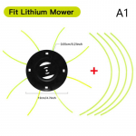Terasest muruniidukipea, 4 rida, bensiini/liitiumiga murutrimmeri vahetuspea Aia umbrohu v&otilde;sal&otilde;ikuri osa eemaldamine Fit Lithium Mower