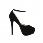 Naiste kingad Stilettod Seksikad 14cm &Uuml;mar nina Ankelrihm &Otilde;huke konts Slingback Platvormkingad K&otilde;rged kontsad Peo Pulmakleidi kingad 35 must