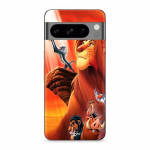Coque - MANIACASE - Google Pixel 8a Pro - Souple - Noir - Le Roi Lion
