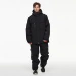 Naiste ja meeste 2-osaline suusakost&uuml;&uuml;m kapuutsiga suusajope ja p&uuml;kste komplektid veekindel tuulekindel lumelaua&uuml;likond, soojustatud soe talvine suusakost&uuml;&uuml;m L