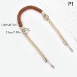 1 tk kotirihm k&auml;sitsi valmistatud kootud k&ouml;iega kandekotirihma jaoks Minikoti kootud rihmakoti &uuml;mberkujundamiskoti tarvikud as the picture