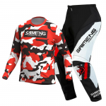 motokrossi k&auml;igukomplekt lastele 4 5 6 7 8 9 10 11 12 13 aastat Noor laps Mootorrattapoiss t&uuml;druk Jersey Pant Kits v&otilde;istluskost&uuml;&uuml;m Off-road Enduro MX MTB XL-26