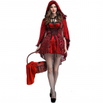 Halloweeni kost&uuml;&uuml;m Goth Punam&uuml;tsike klubi kuninganna kost&uuml;&uuml;m Cosplay kost&uuml;&uuml;m lavakleit XL