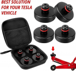 4 tk / komplekt Auto kummist t&otilde;stuki padja adapter t&ouml;&ouml;riist &scaron;assii hoiukohvriga sobib Tesla Model 3 Model S Model X jaoks CHINA