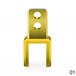 Mootorratta amortisaatori k&otilde;rgus Adapteri osade konks ATV jaoks. kollane