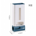 Pr&uuml;gikoti hoiukast, kilekotikoguja, seinale kinnitatav k&ouml;&ouml;k, mugav kottide v&auml;ljat&otilde;mbe- ja sorteerimiskast, suur kast tumesinine v&auml;rv