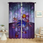 Sonices Kardinad Lasteaed S&auml;&auml;sekindlad Kardinad Kaamera Varjutamiseks T&uuml;ll Magamistuba Elutuba Kardin Halloweeni Kaunistus W96xH213cmx2pcs-CL