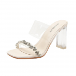 Naiste Suvi 2022 Kristall-Rhinestone &Otilde;hukeste Rihmadega Stiletto Sandaalid - 6cm Konts 35