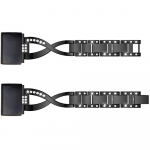 Metallist rihm Garmin Fenix 8 7 7s 6 6s Pro 5s plus naiste k&auml;ekella jaoks MARQ epix Pro instinct 2 2s k&auml;epael Roostevaba teras Quickfit k&auml;ev&otilde;ru Quickfit 20mm must