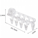 1 tk Vannitoa iminapaga kuivatusrest Kokkupandav sokikuivatusrest Majapidamistarvete riidepuu Mitme klambriga sokikuivatamise abivahend