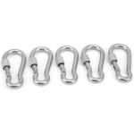 50 mm karabiinpaadid, vastupidavad roostevabast terasest klambrid, vedrukinnitusega konksud pandlad