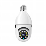 E27 2.4G 5G WiFi HD kaamera pirn IP-kaamera &ouml;&ouml;n&auml;gemine t&auml;isv&auml;rviline automaatne inimeste j&auml;lgimine 4x digitaalne suum turvavalve 2.4&5G valge