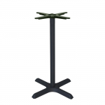 Pi&eacute;tement pour mange-debout hauteur 110 cm mod&egrave;le Dina noir