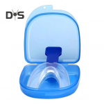 Norskamisvastane huulik, reguleeritav BPA lateksivaba meeste naiste universaalne, parem &ouml;&ouml;une norskamisvastane suukaitseseade sinine