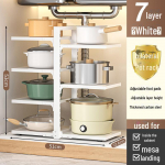 Mitmekihiline reguleeritav potiriiul valamu, kapi ja t&ouml;&ouml;pinna hoiustamiseks double-sided 4+3 layers