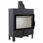 Steel fireplace KRATKI LUCY SLIM 10 kW &Oslash; 160 self closing door