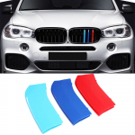 3tk auto esiv&otilde;re trimmi kaitseraua katteriba 3D M stiiliga kattekleebised BMW X5 seeria F15 2014-2018 auto jaoks X5 F15 (14-18)