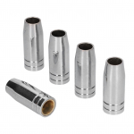 5 tk keevitusp&uuml;stoli otsik messingist kooniline kaitseklaas 25AK MIG MAG keevisp&otilde;leti kulumaterjalide jaoks