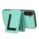 Nahkne kaardipesaga eemaldatav magnetiline kaitserauaga telefoni&uuml;mbris Samsung A06 A16 A15 A14 A55 Xiaomi 14T Redmi 14C Honor Moto pehmele silikoonist tagakaanele Honor 200 piparm&uuml;ndiroheline v&auml;rv