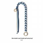 SP-109: K&auml;sitsi kootud, loomingulised, kontrastv&auml;rvides &otilde;larihmad vedrur&otilde;ngastega kottidele