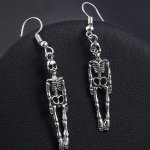 Vintage Skeleton Skull Dangle K&otilde;rvar&otilde;ngad Naistele Ehted Peole Halloweeni kingitused 5.2cm