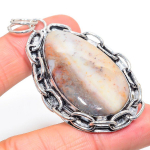 Fossil Coral Handmade 925 Silver Jewelry Pendant 2.68 o1m90