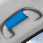 Auto katuse k&auml;etoe kaunistus Pehme seemisnahast kate Auto sisemus T&otilde;mbek&auml;epide Kindad Kaitse Lagi k&auml;epide Kaitsekatted Dekoratsioon sinine