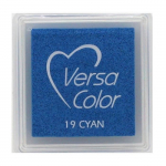 Encreur VersaColor mini Inkpad pour tampon de Tsukineko - VersaColor:Cyan