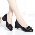 Kevadised nahkkingad naistele, pehme nahk ja pehmed tallad, naiste &uuml;hekihilised kingad, t&ouml;&ouml;kingad, moekad ja kerged nahkkingad 39 must