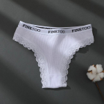 Puuvillast pitsist Brasiilia aluspesu naistele &otilde;mblusteta naiste alusp&uuml;ksid alusp&uuml;ksid alusp&uuml;ksid intiimsed M&1pc must