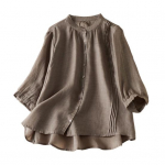 Naiste s&auml;rk p&uuml;stkrae, poolpikkade varrukatega, n&ouml;&ouml;biliistuga, s&auml;rgipluusid, &uuml;hev&auml;rviline, plisseeritud, vabaaja s&auml;rk, suver&otilde;ivad 2XL valge